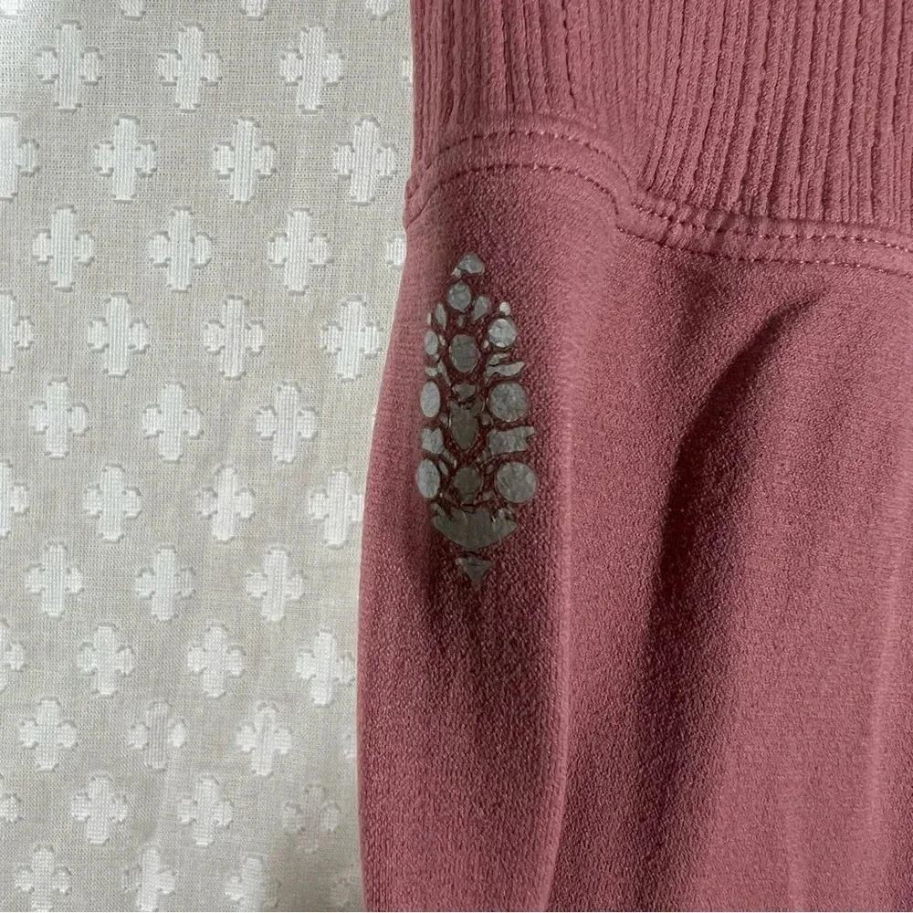 Free People Movement Pink Good Karma‎ High Rise Leggings